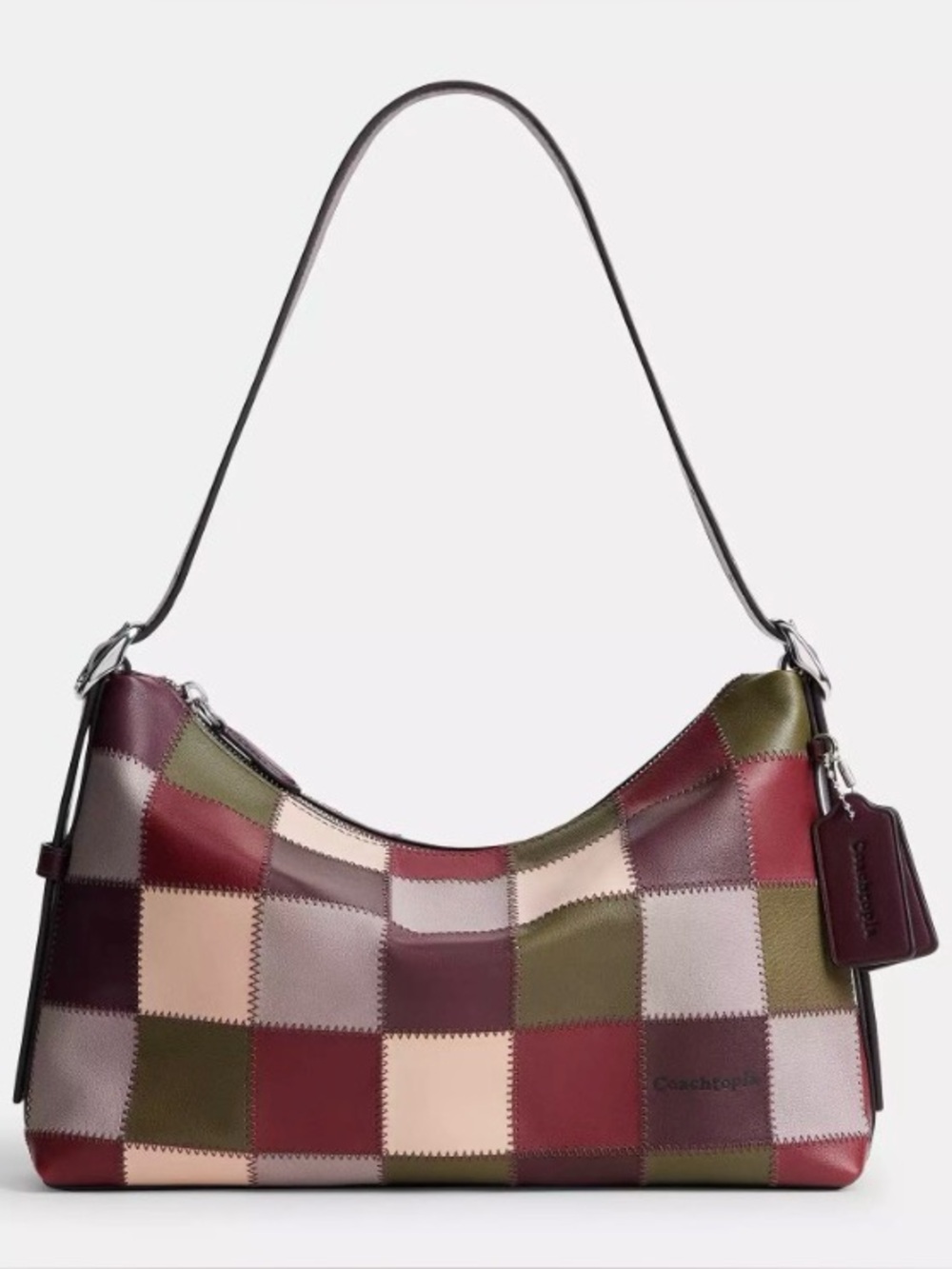 Coach Patchwork Leather Shoulder Bag in Multicolor sold out new release